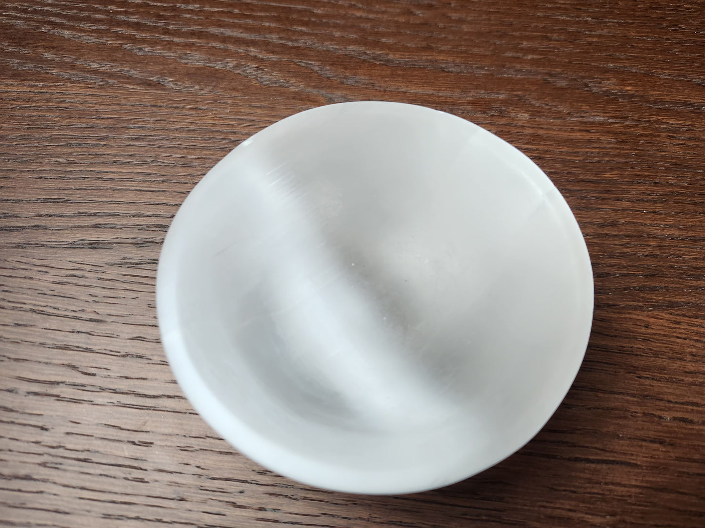 Crystal Selenite Bowl top down