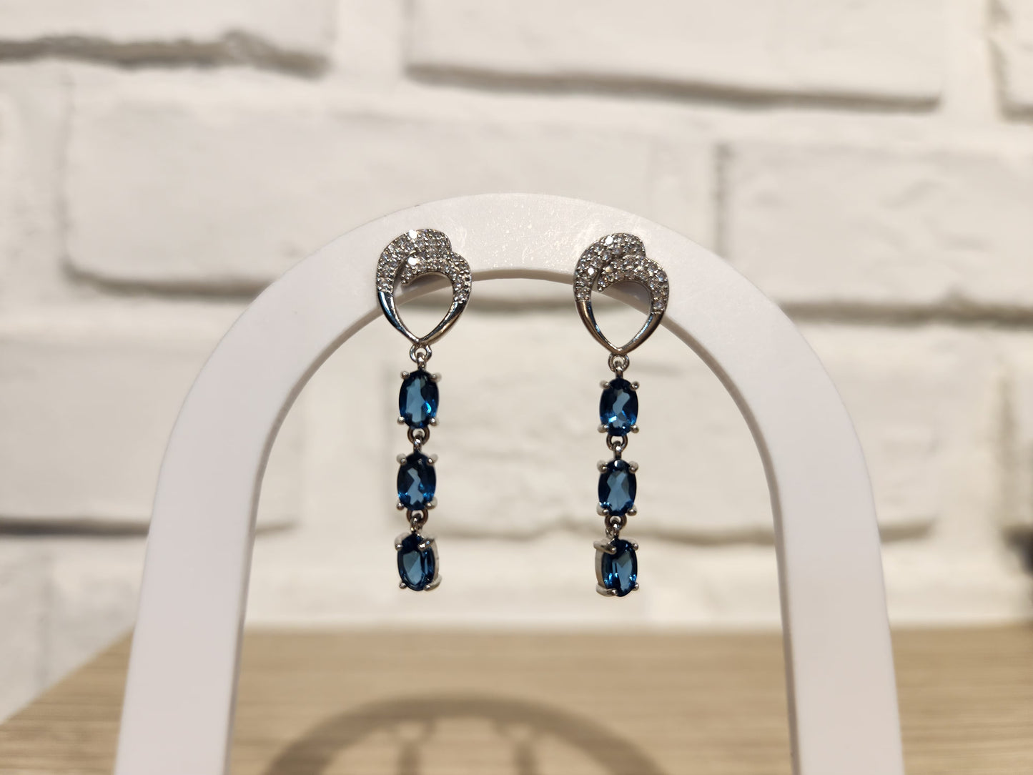 Birthstone London Blue Topaz Earring