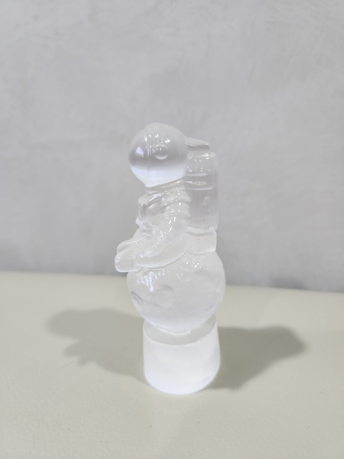 Crystal Selenite Moonwalk Side