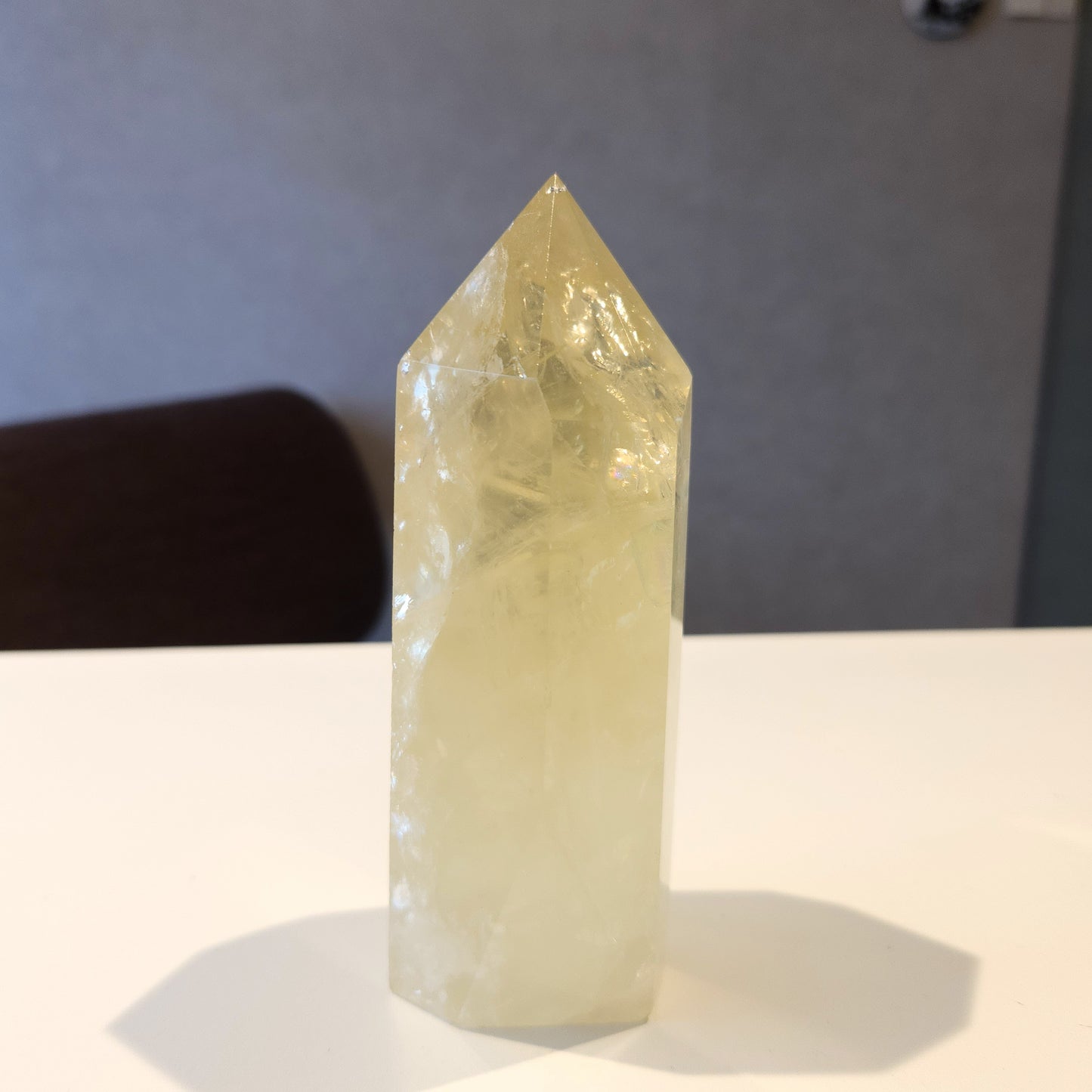 Lemon Citrine Crystal Tower Standing