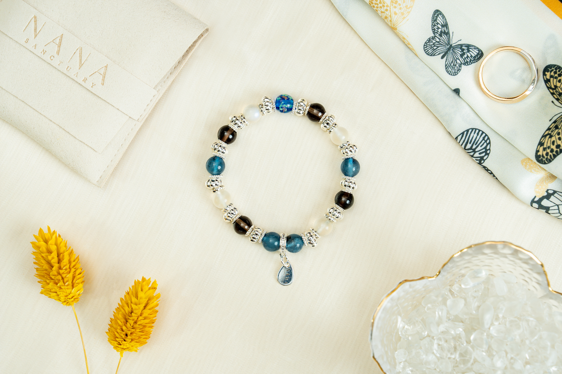 crystal bracelet clarity top down