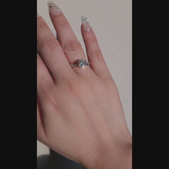 Moissanite Solitaire Ring Video