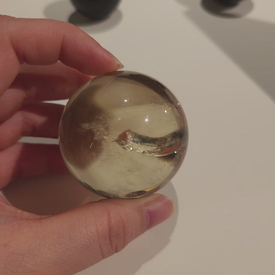 Smokey Citrine Crystal Ball Video