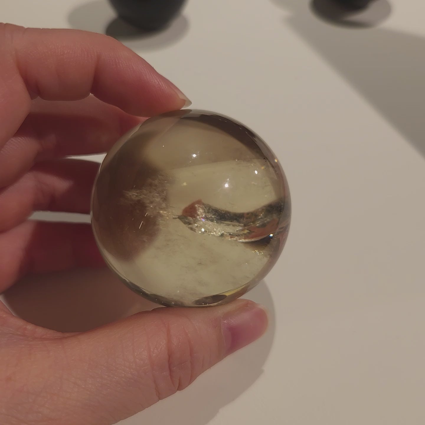 Smokey Citrine Crystal Ball Video